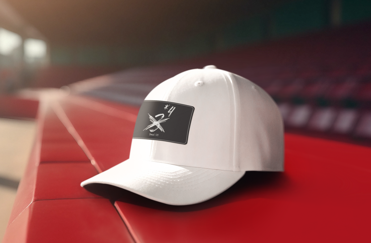 Not Just Three- Dad Hat with Leather Patch (Rectangle)