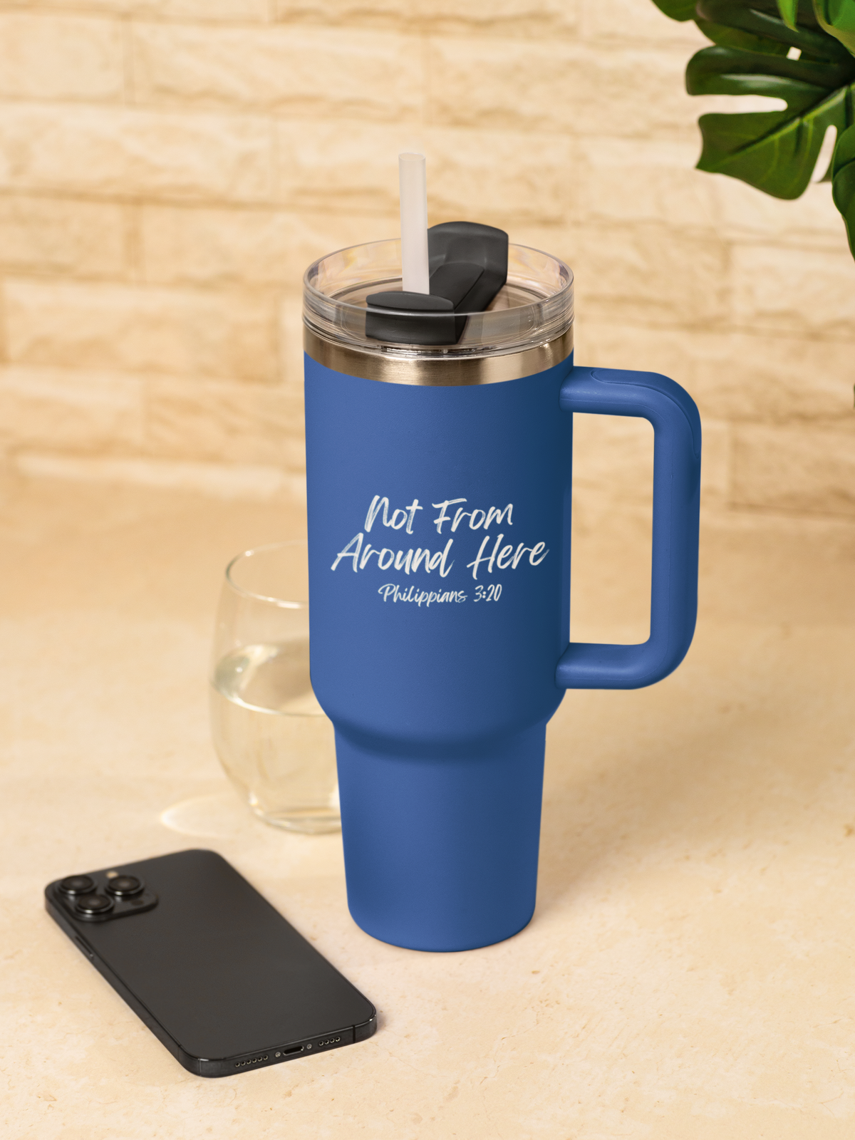 Not From Around Here- Insulated Travel Mug, 40oz
