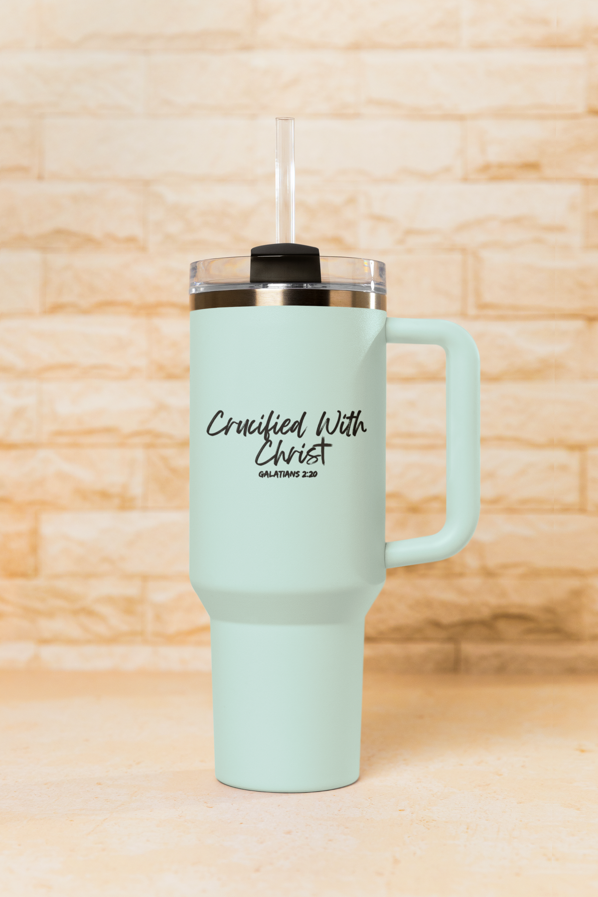 Crucified With Christ- Insulated Travel Mug, 40oz