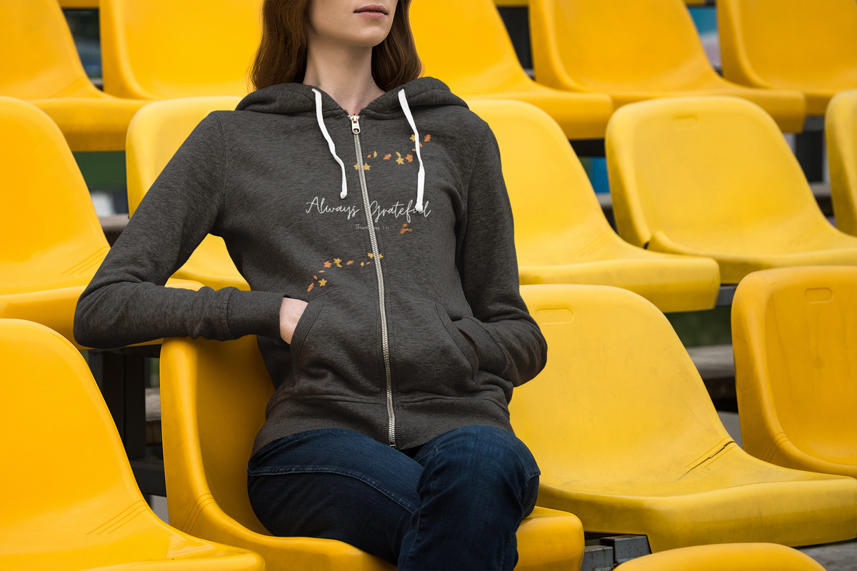 Always Grateful | Ladies' Heavy Blend™ Full Zip Hooded Sweatshirt