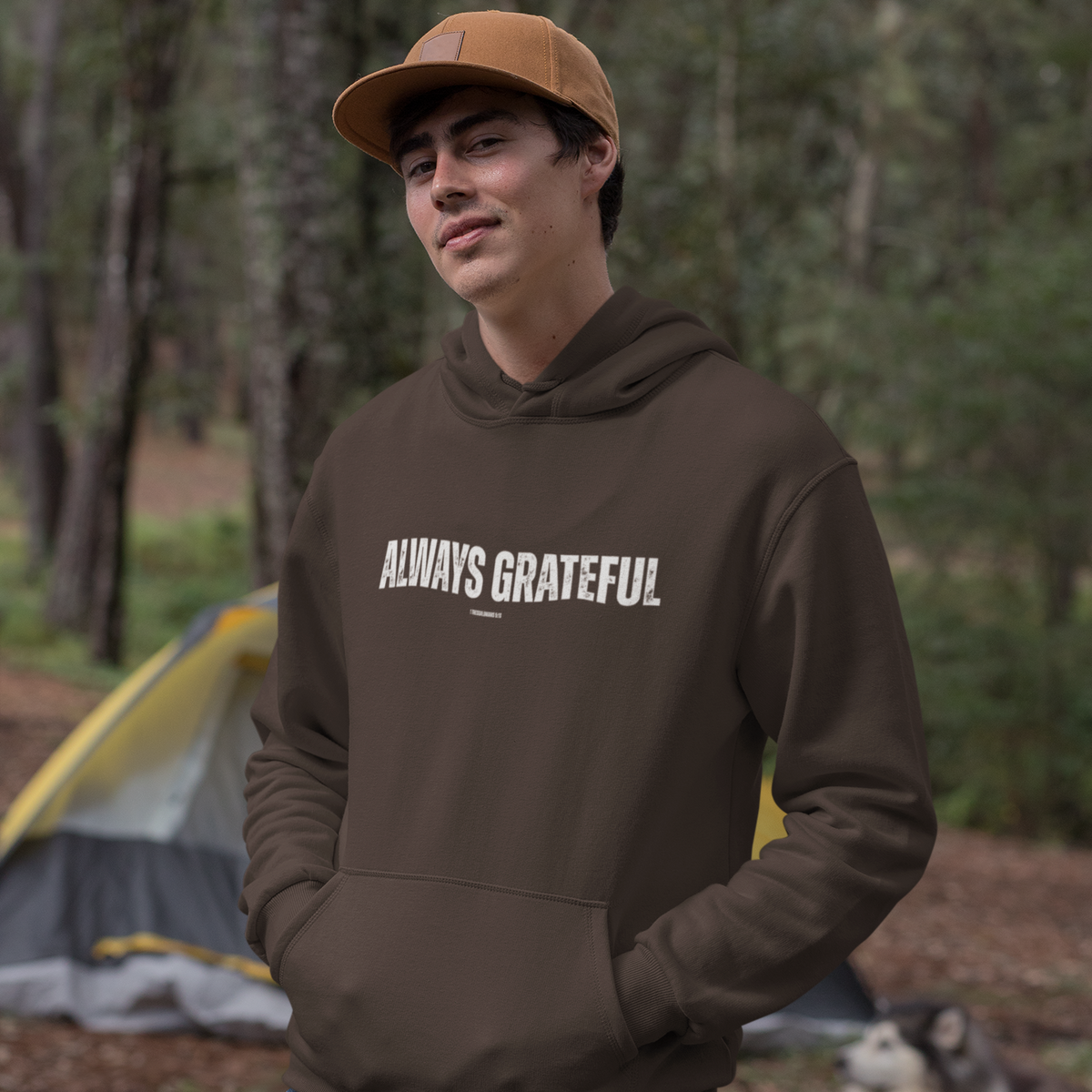 Always Grateful | Men's Heavy Blend™ Hooded Sweatshirt