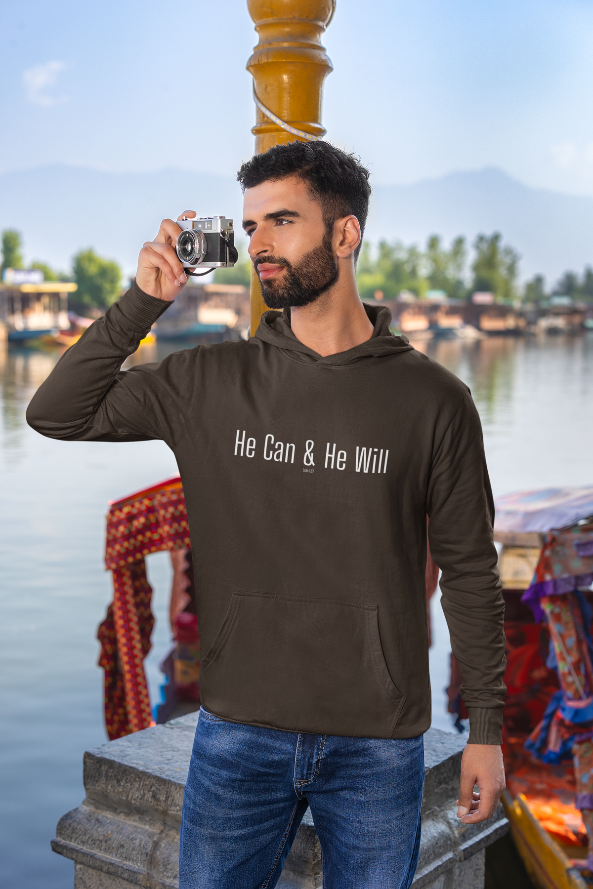 He Can & He Will | Men's Heavy Blend™ Hooded Sweatshirt