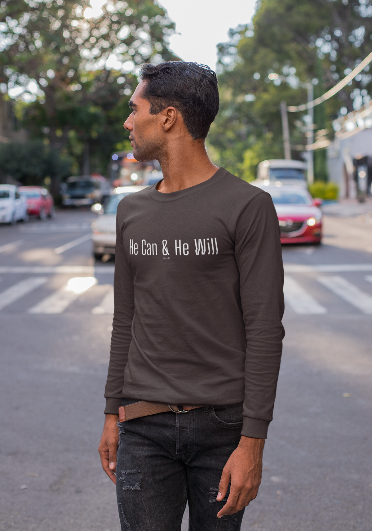 He Can & He Will | Men's Ultra Cotton Long Sleeve Tee