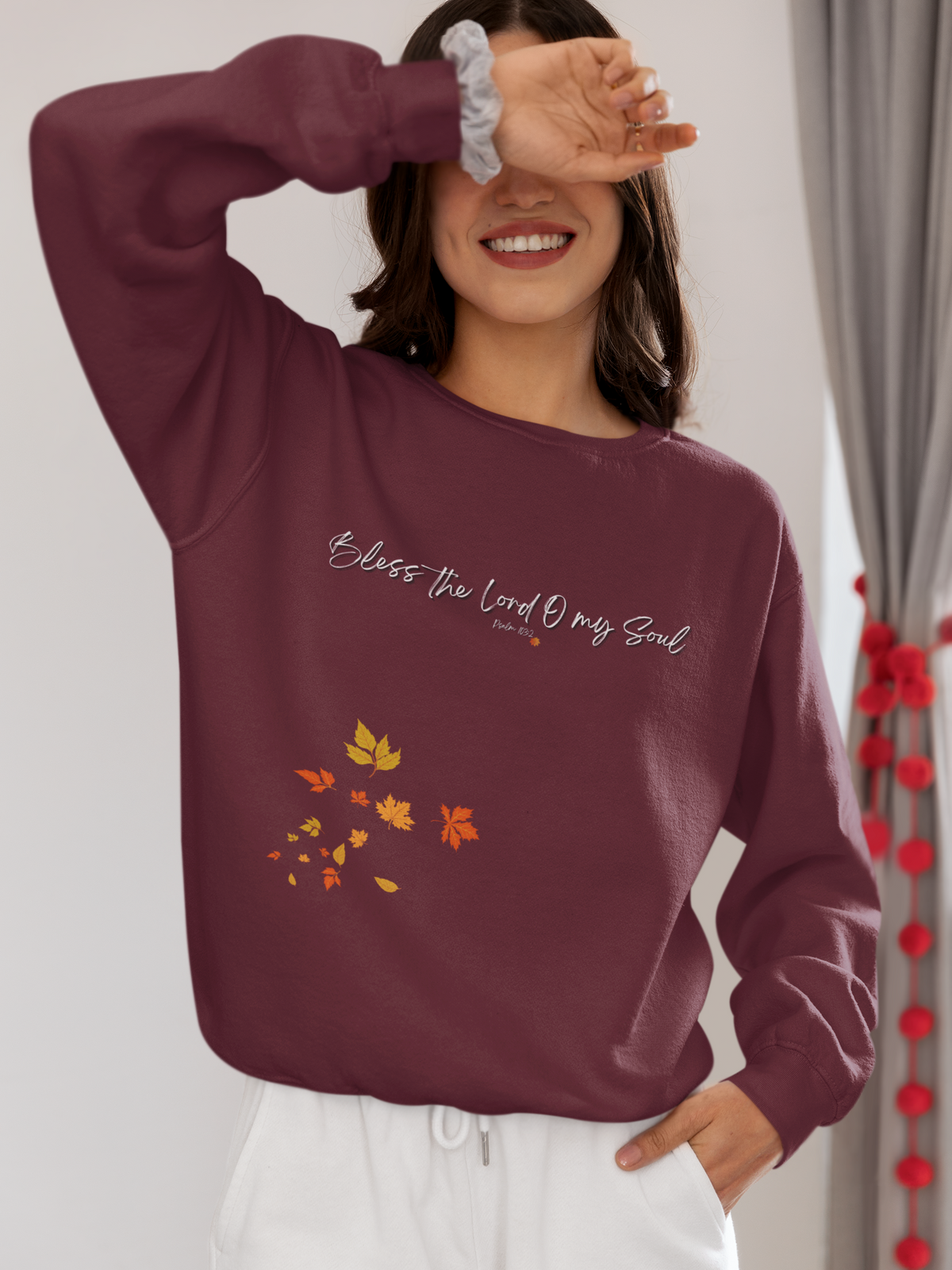 Bless The Lord O My Soul Ver. 2 | Ladies' Heavy Blend™ Crewneck Sweatshirt