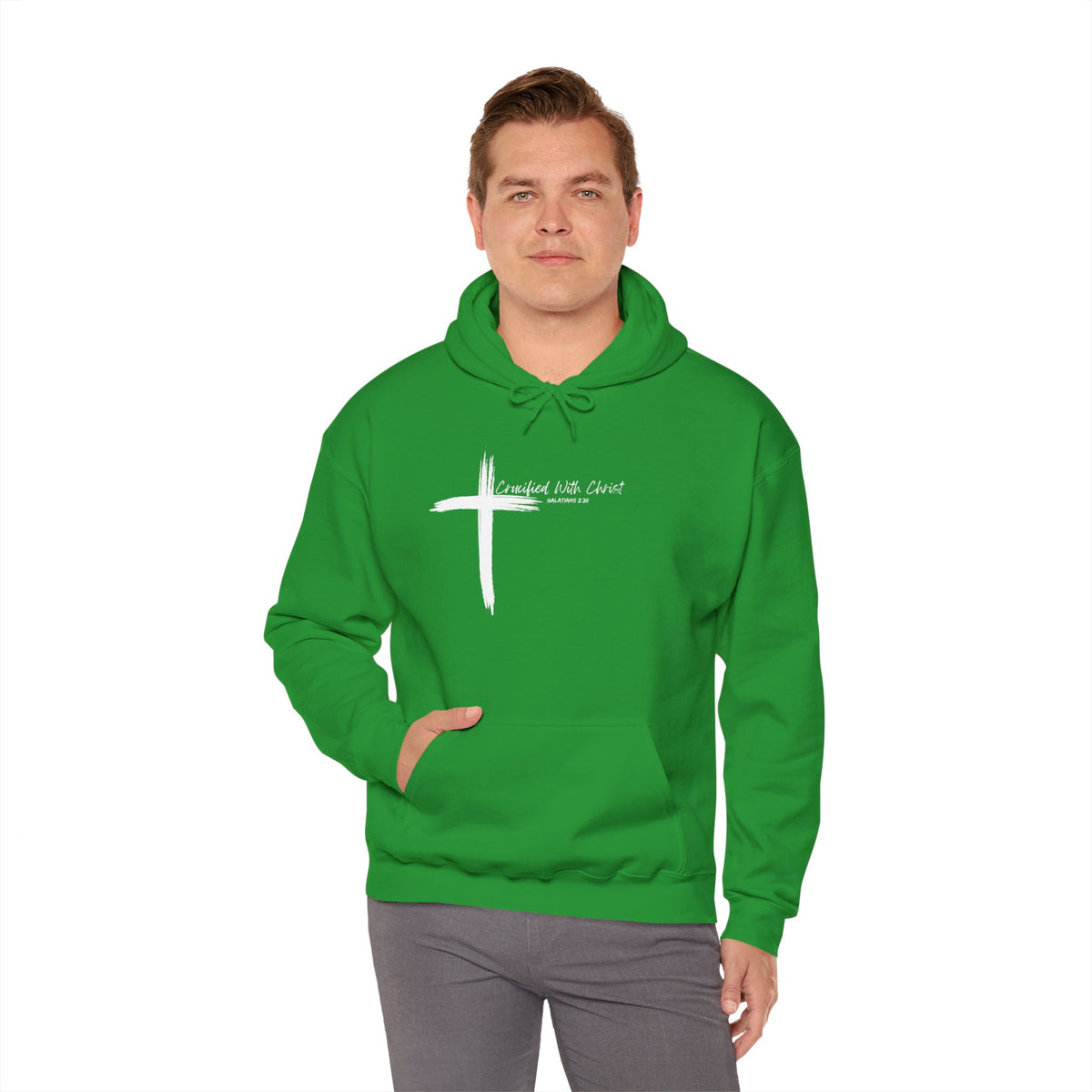 Crucified With Christ Ver.2- Unisex Heavy Blend Hoodie