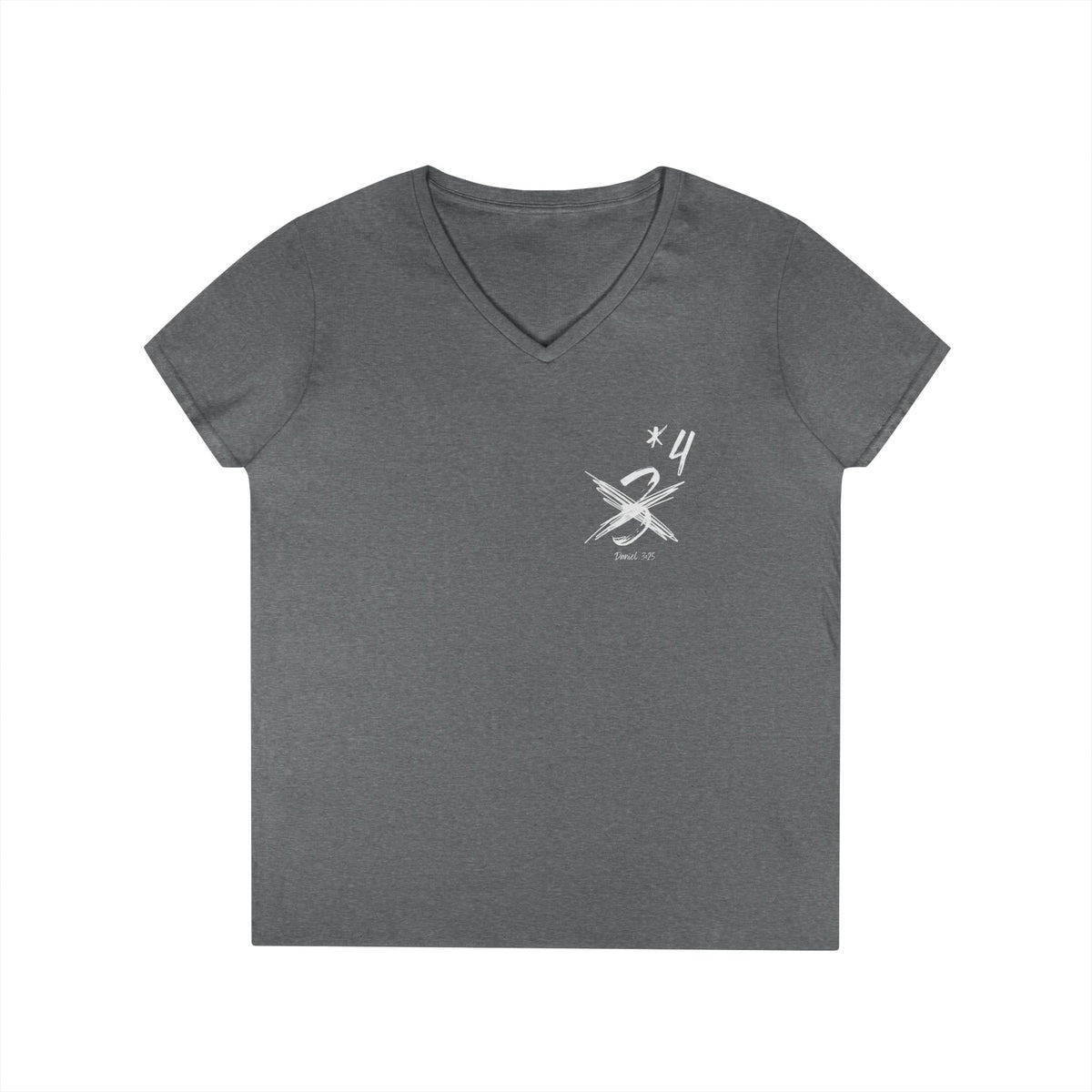 Not Just Three- Ladies' V-Neck T-Shirt