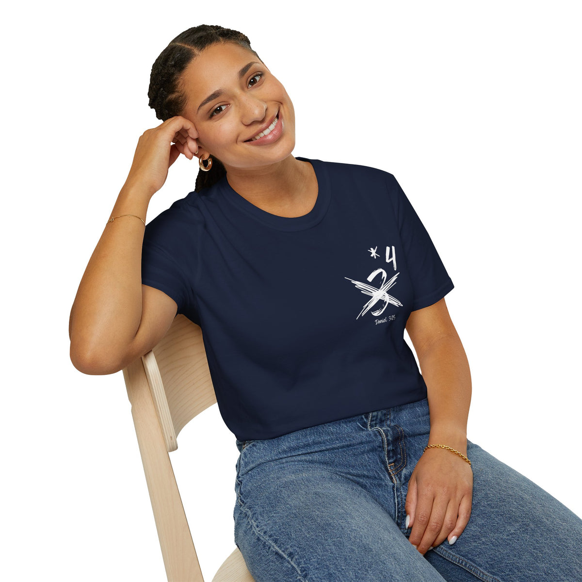 Not Just Three- Unisex Softstyle T-Shirt