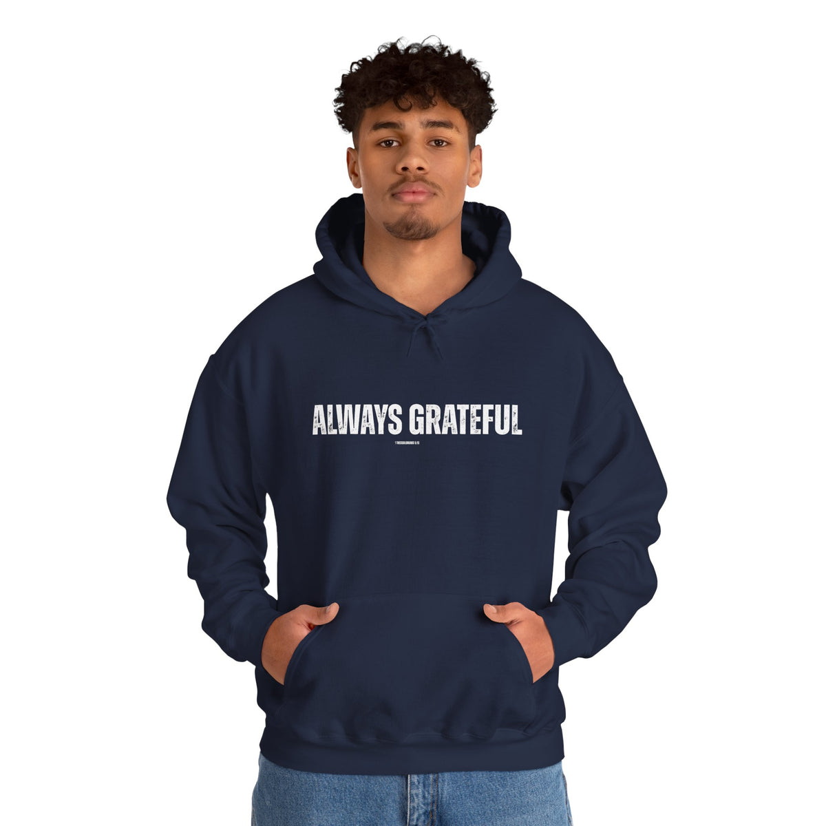 Always Grateful | Men's Heavy Blend™ Hooded Sweatshirt
