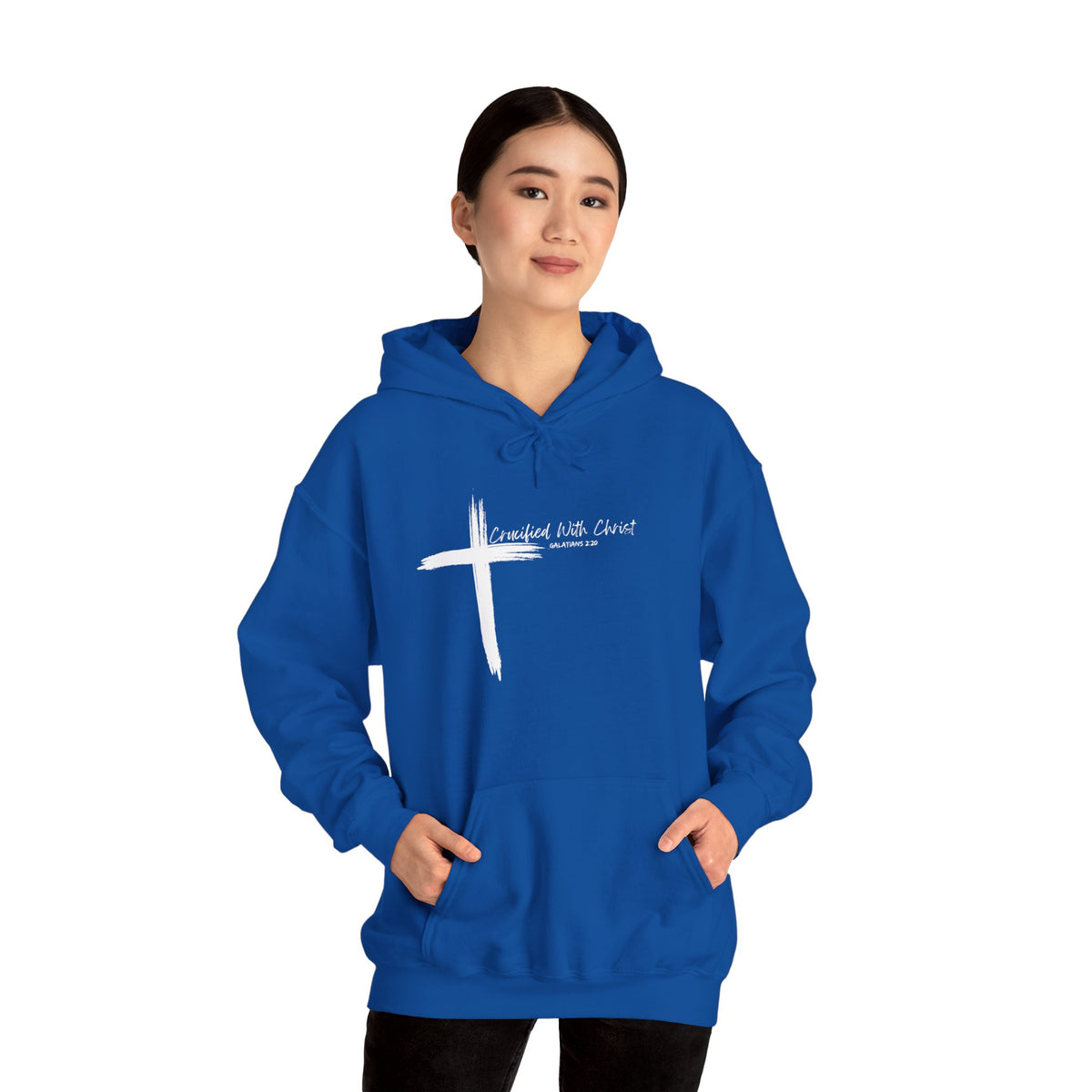 Crucified With Christ Ver.2- Unisex Heavy Blend Hoodie