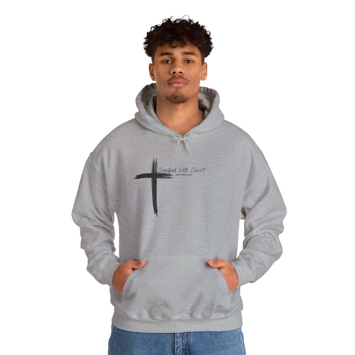 Crucified With Christ Ver.2- Unisex Heavy Blend Hoodie
