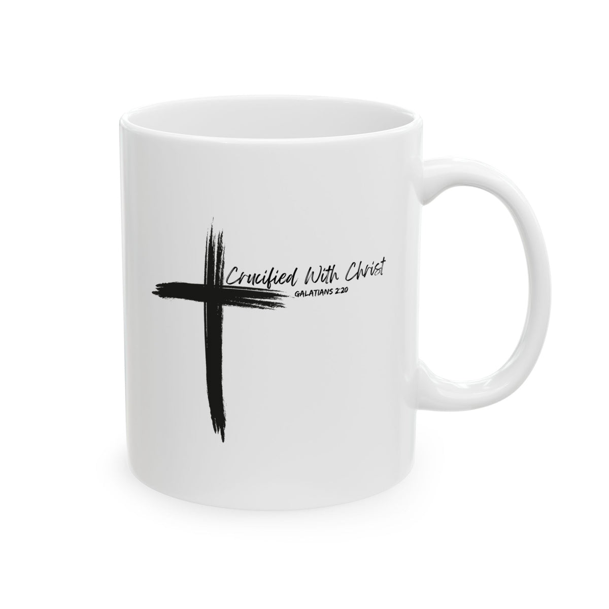 Crucified With Christ Ver.2- Ceramic Mug, (11oz, 15oz)