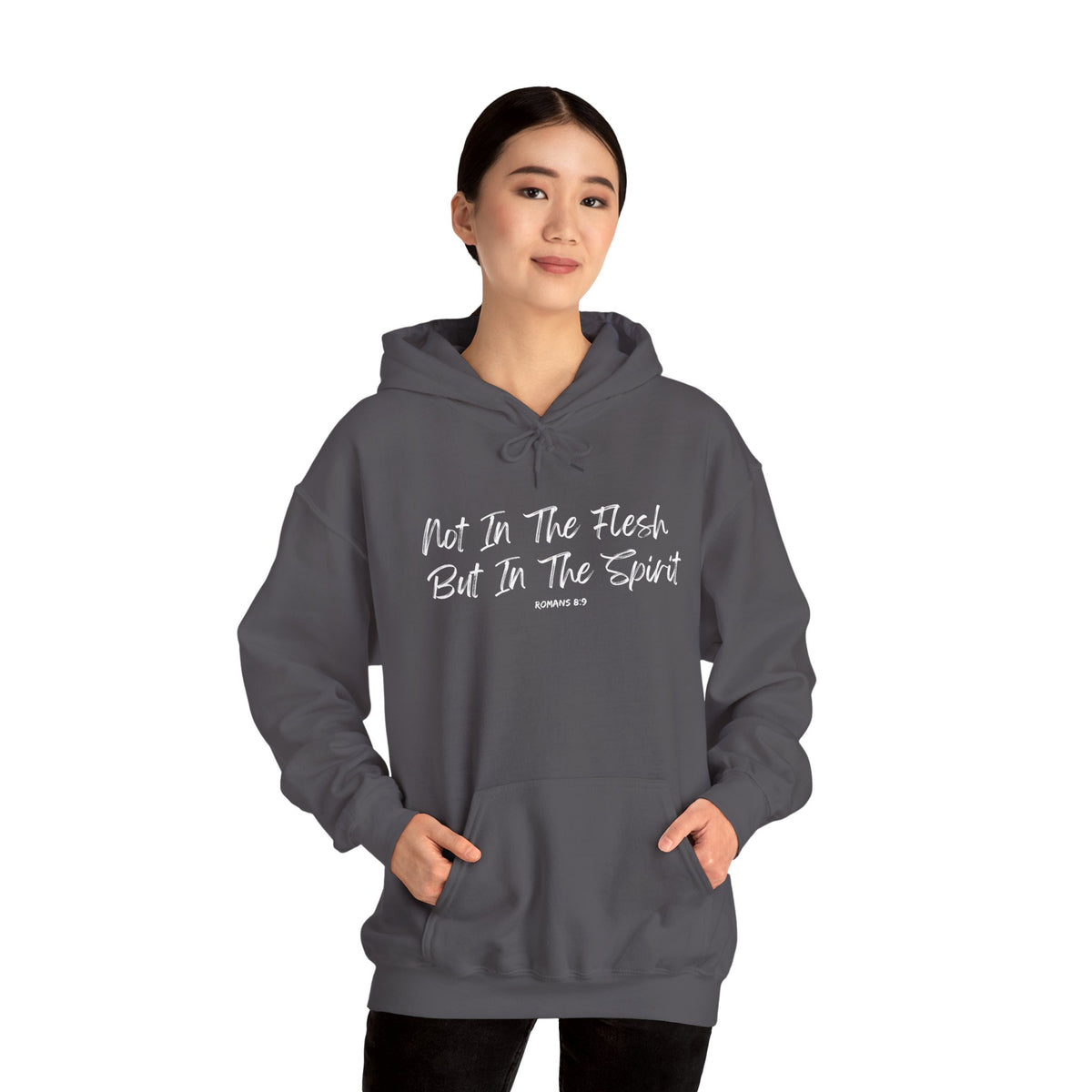 Not in the Flesh but in The Spirit- Unisex Heavy Blend™ Hooded Sweatshirt