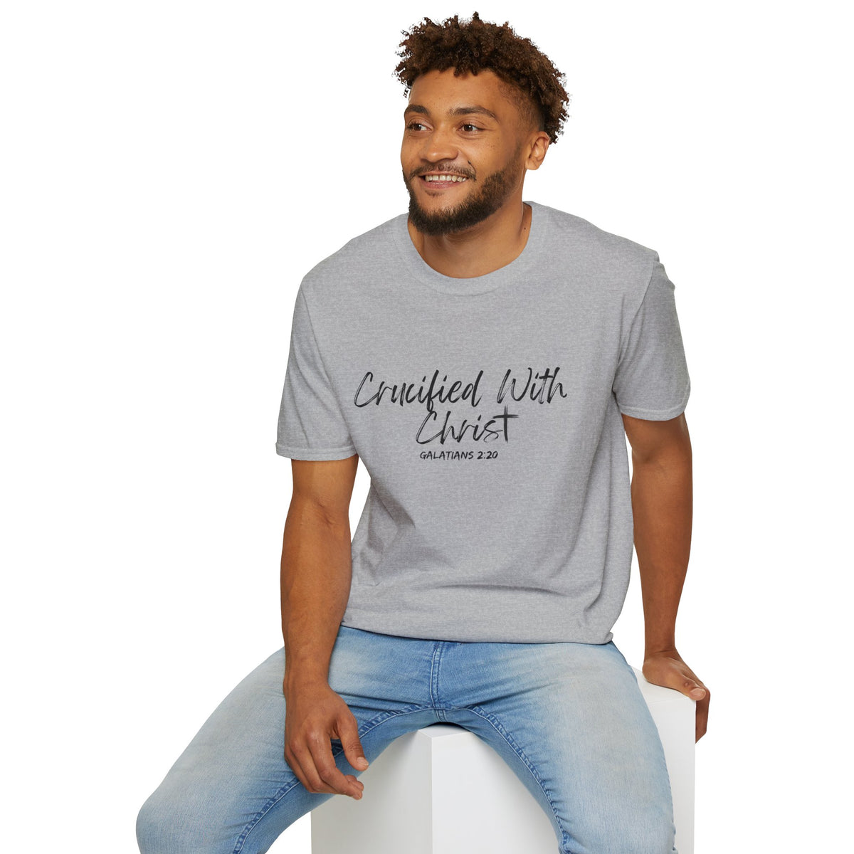 Crucified With Christ- Unisex Softstyle T-Shirt