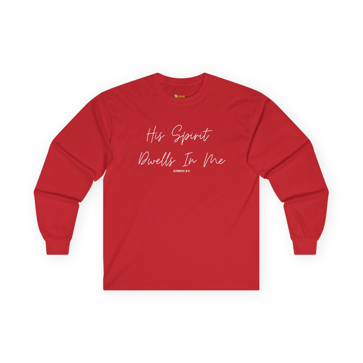 His Spirit Dwells In Me- Unisex Ultra Cotton Long Sleeve Tee