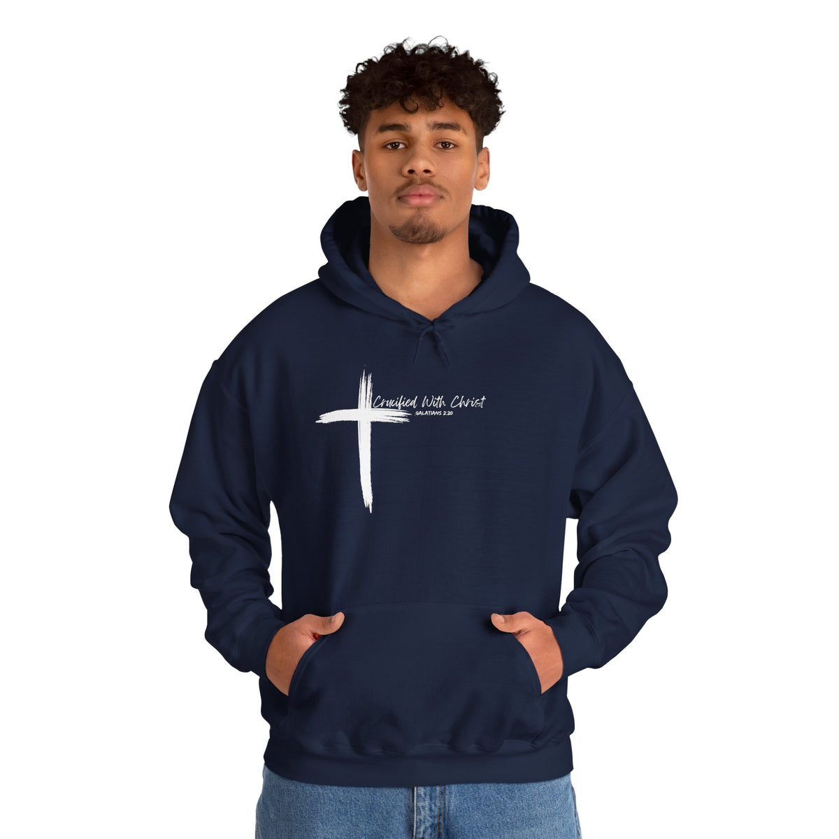 Crucified With Christ Ver.2- Unisex Heavy Blend Hoodie
