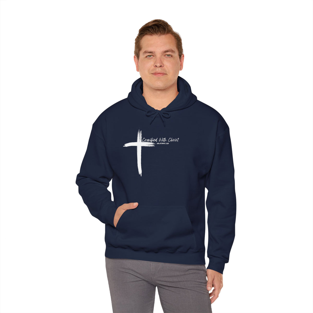 Crucified With Christ Ver.2- Unisex Heavy Blend Hoodie