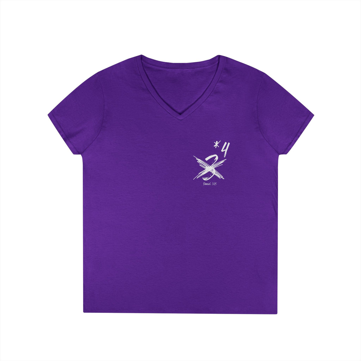 Not Just Three- Ladies' V-Neck T-Shirt