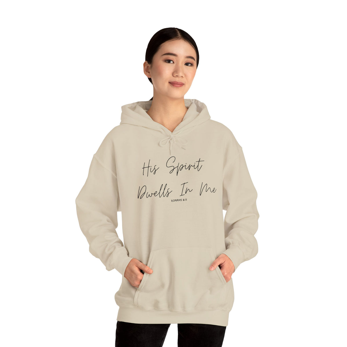 His Spirit Dwells In Me- Unisex Heavy Blend™ Hooded Sweatshirt