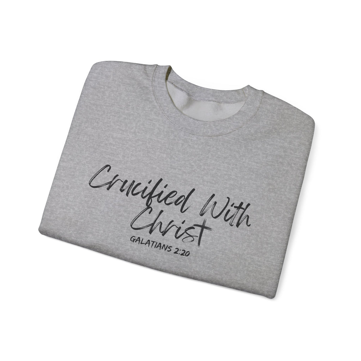 Crucified With Christ- Unisex Heavy Blend™ Crewneck Sweatshirt