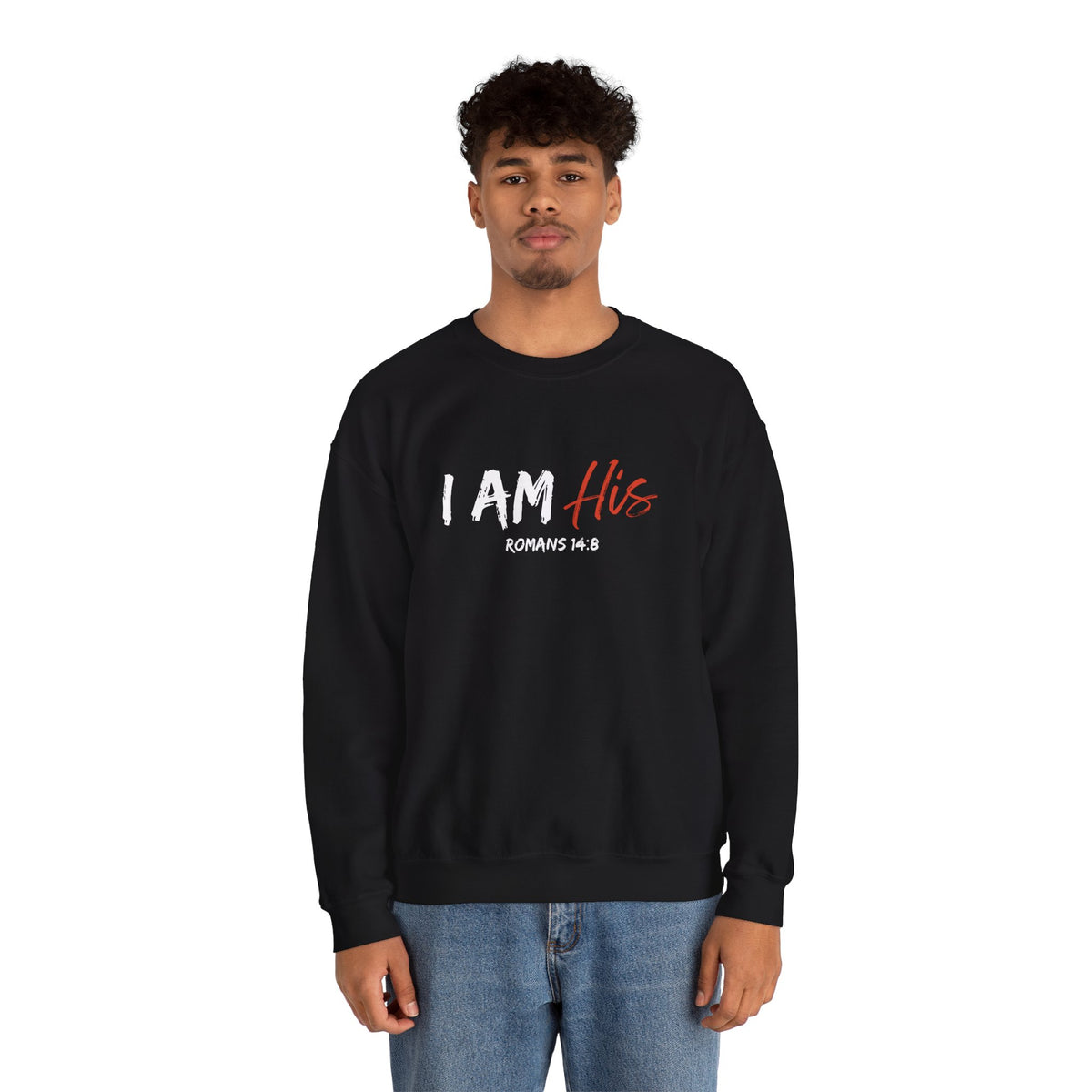 I Am His- Unisex Heavy Blend™ Crewneck Sweatshirt