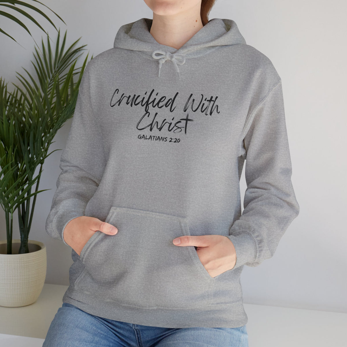 Crucified With Christ- Unisex Heavy Blend™ Hooded Sweatshirt