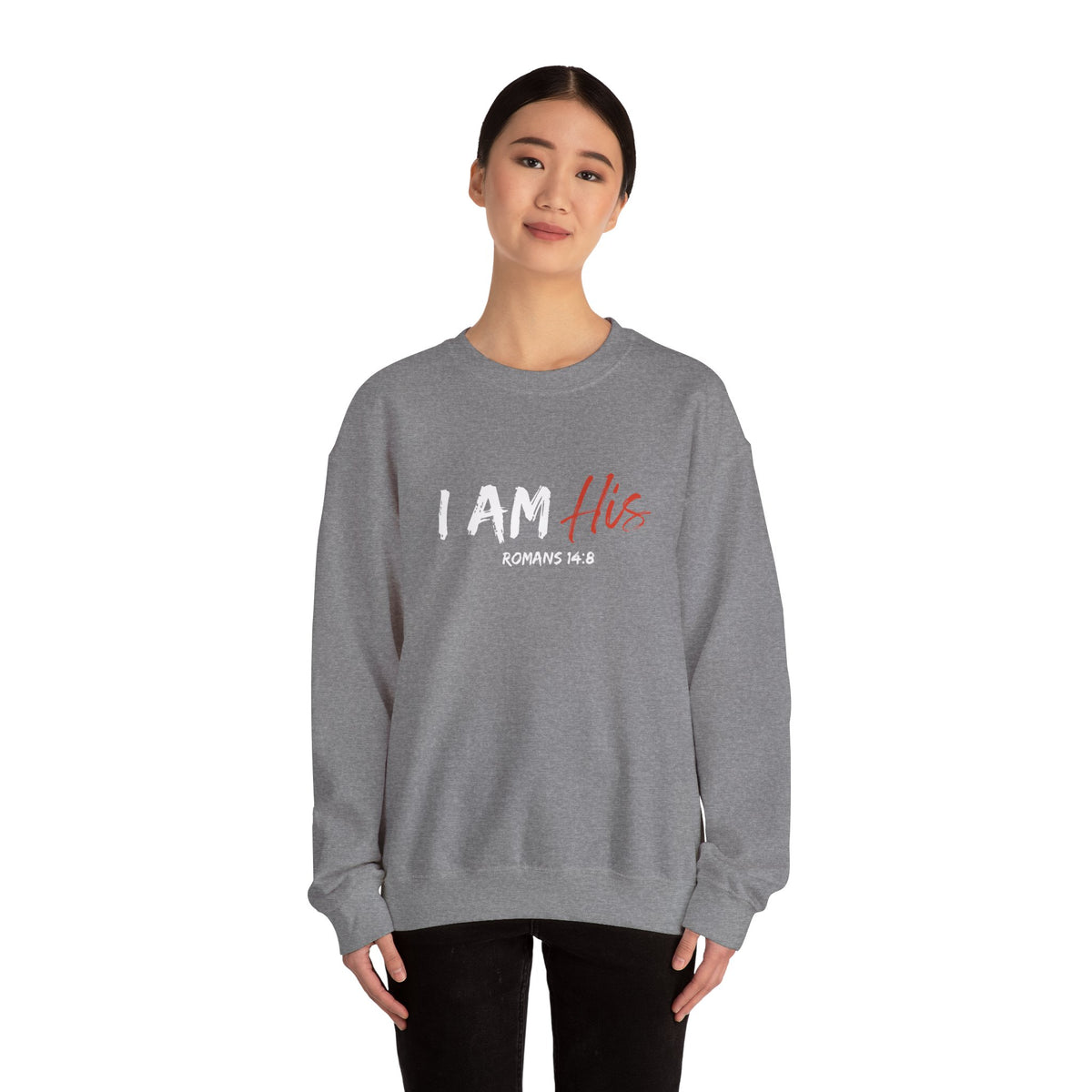 I Am His- Unisex Heavy Blend™ Crewneck Sweatshirt