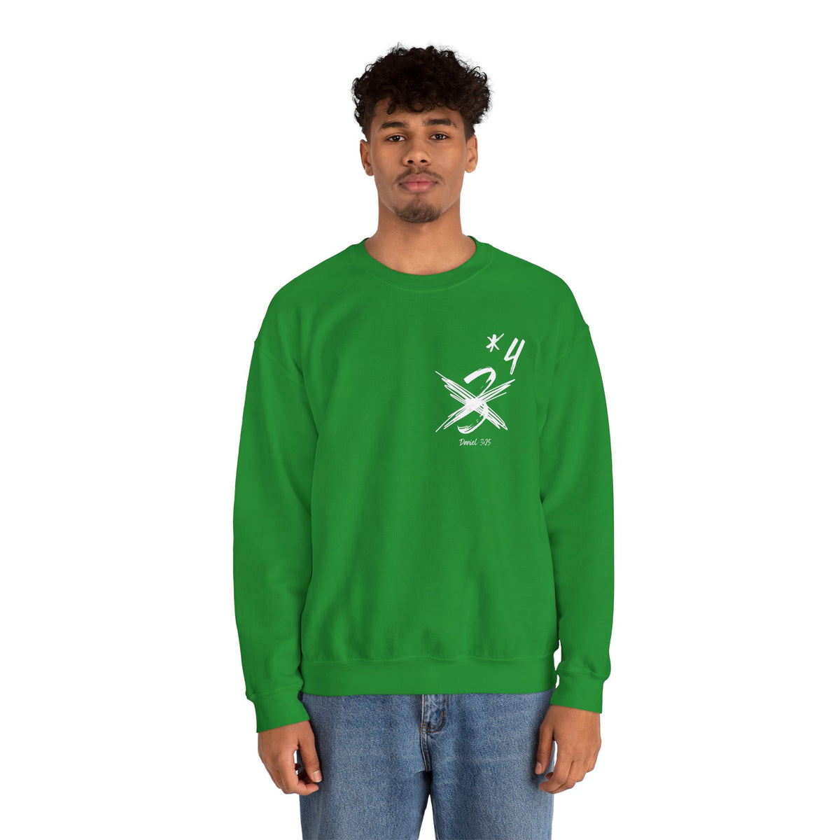 Not Just Three- Unisex Heavy Blend™ Crewneck Sweatshirt