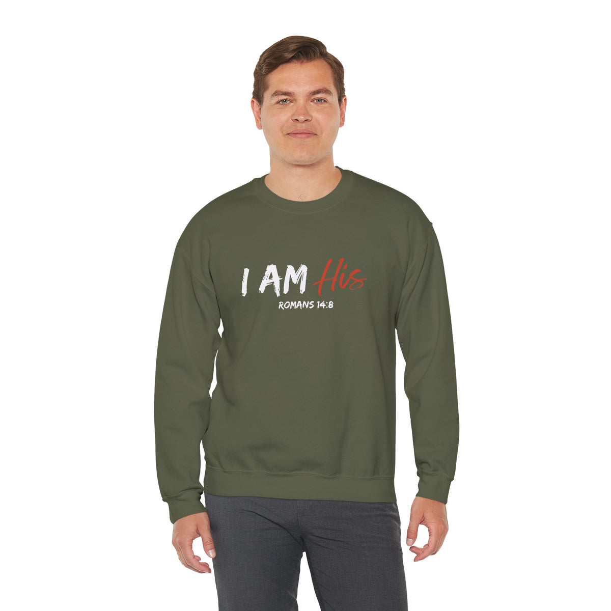 I Am His- Unisex Heavy Blend™ Crewneck Sweatshirt