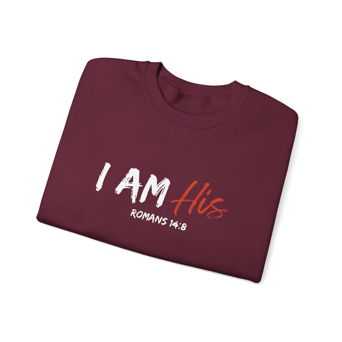 I Am His- Unisex Heavy Blend™ Crewneck Sweatshirt