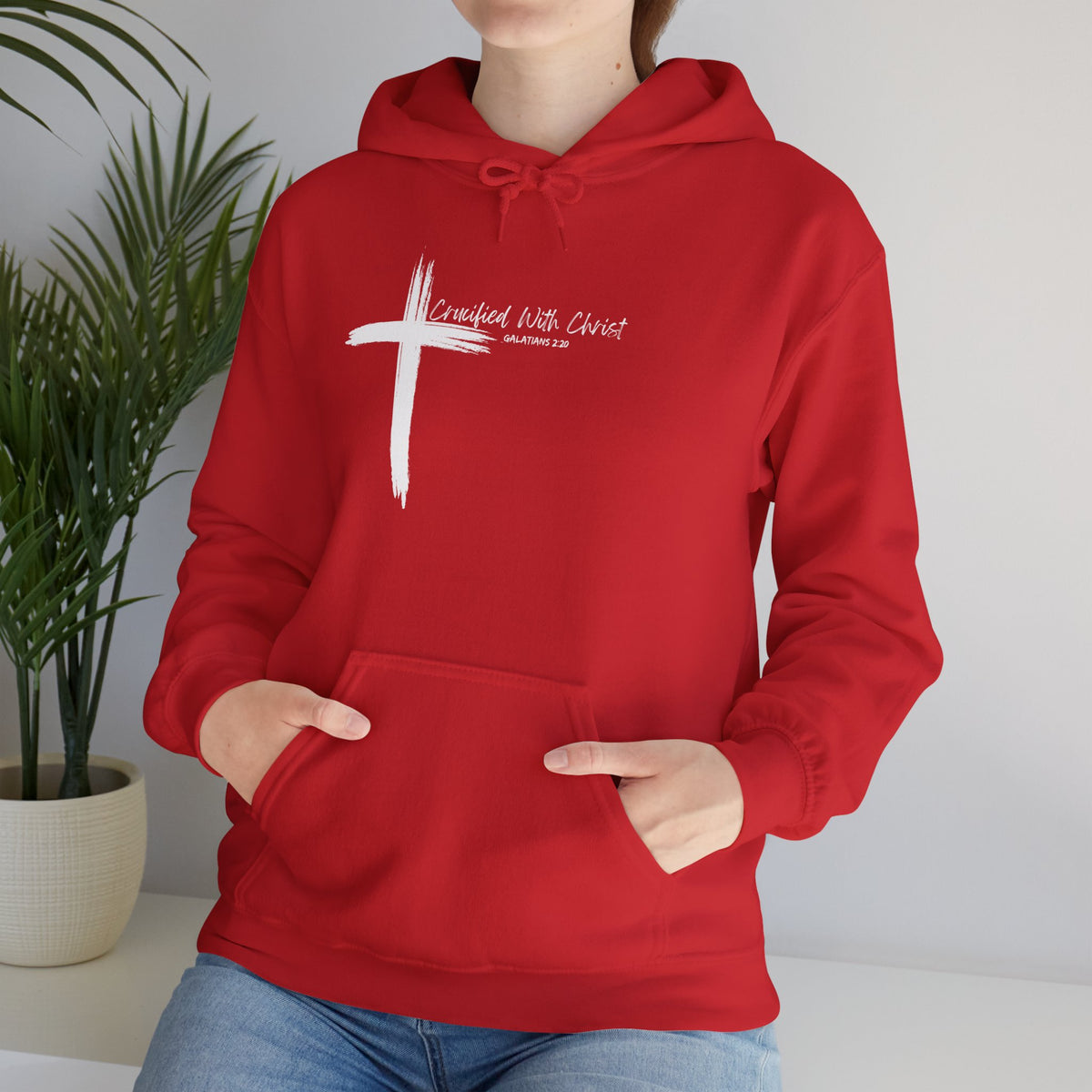 Crucified With Christ Ver.2- Unisex Heavy Blend Hoodie