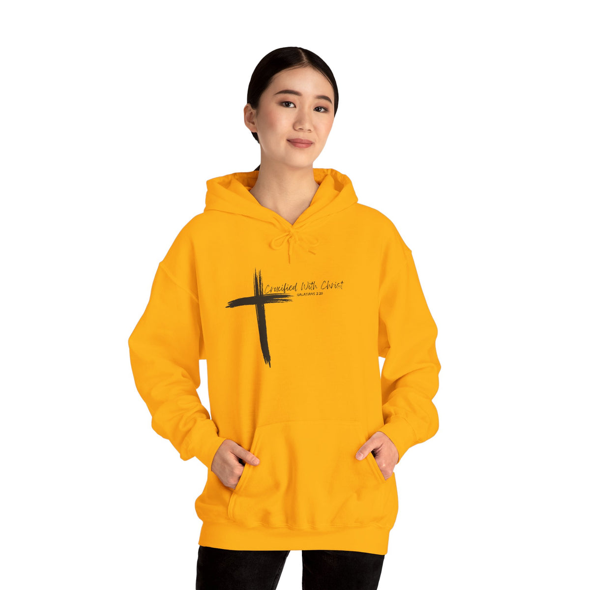 Crucified With Christ Ver.2- Unisex Heavy Blend Hoodie