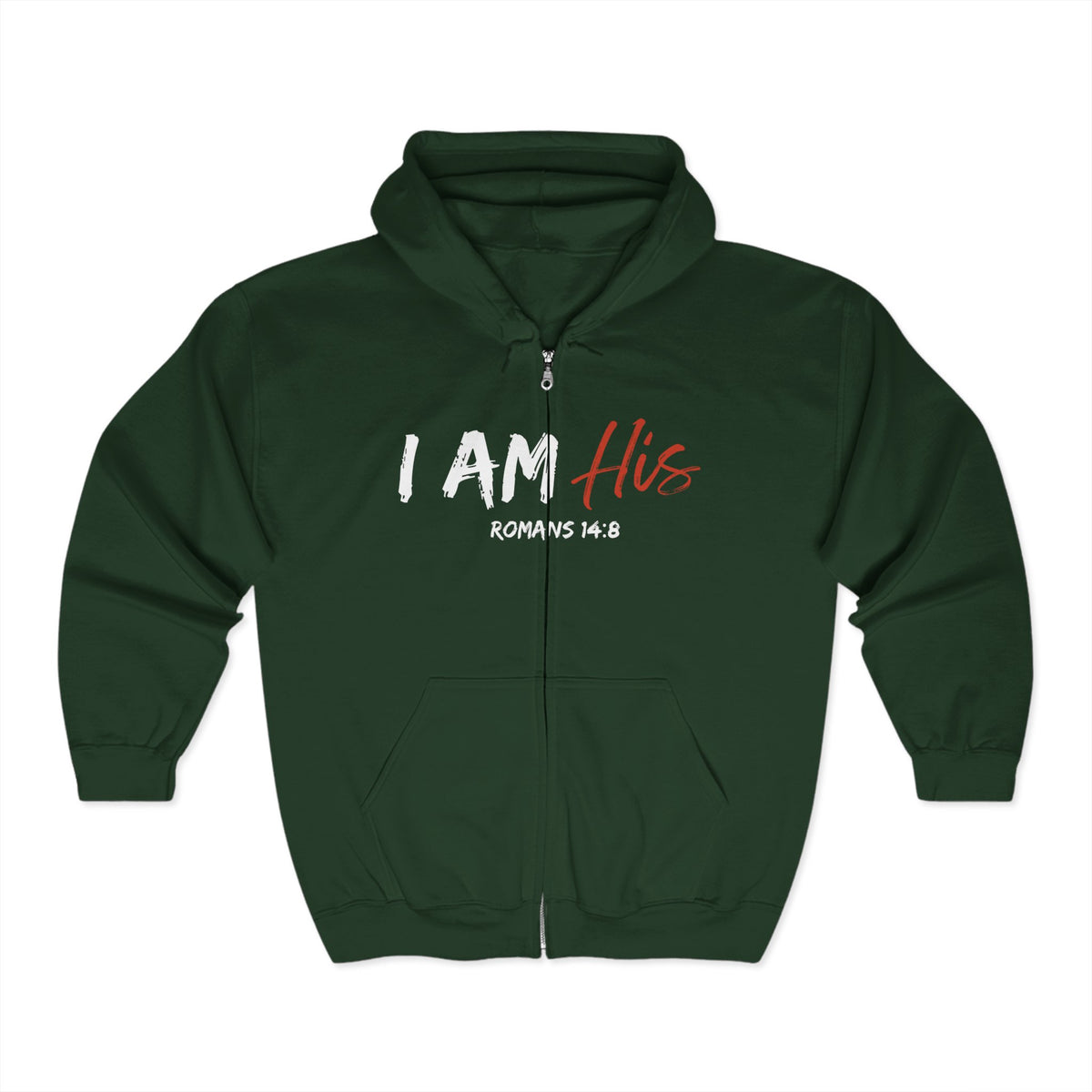 I Am His | Unisex Heavy Blend™ Full Zip Hooded Sweatshirt
