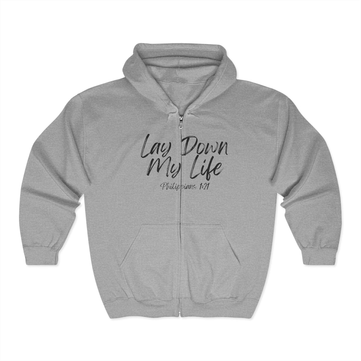 Lay Down My Life | Unisex Heavy Blend™ Full Zip Hooded Sweatshirt