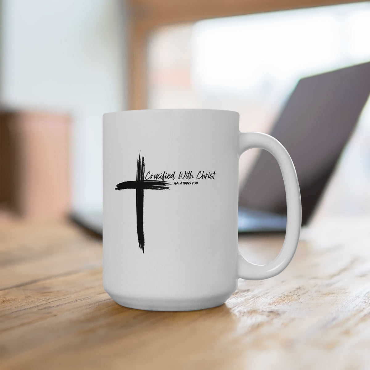 Crucified With Christ Ver.2- Ceramic Mug, (11oz, 15oz)