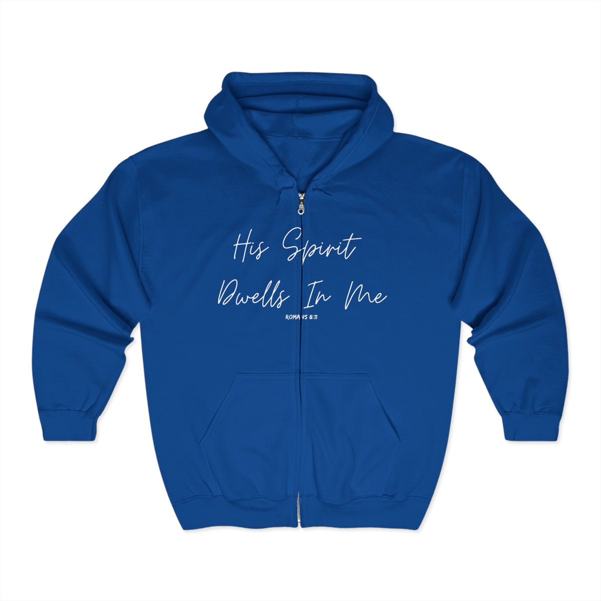 His Spirit Dwells in Me | Unisex Heavy Blend™ Full Zip Hooded Sweatshirt