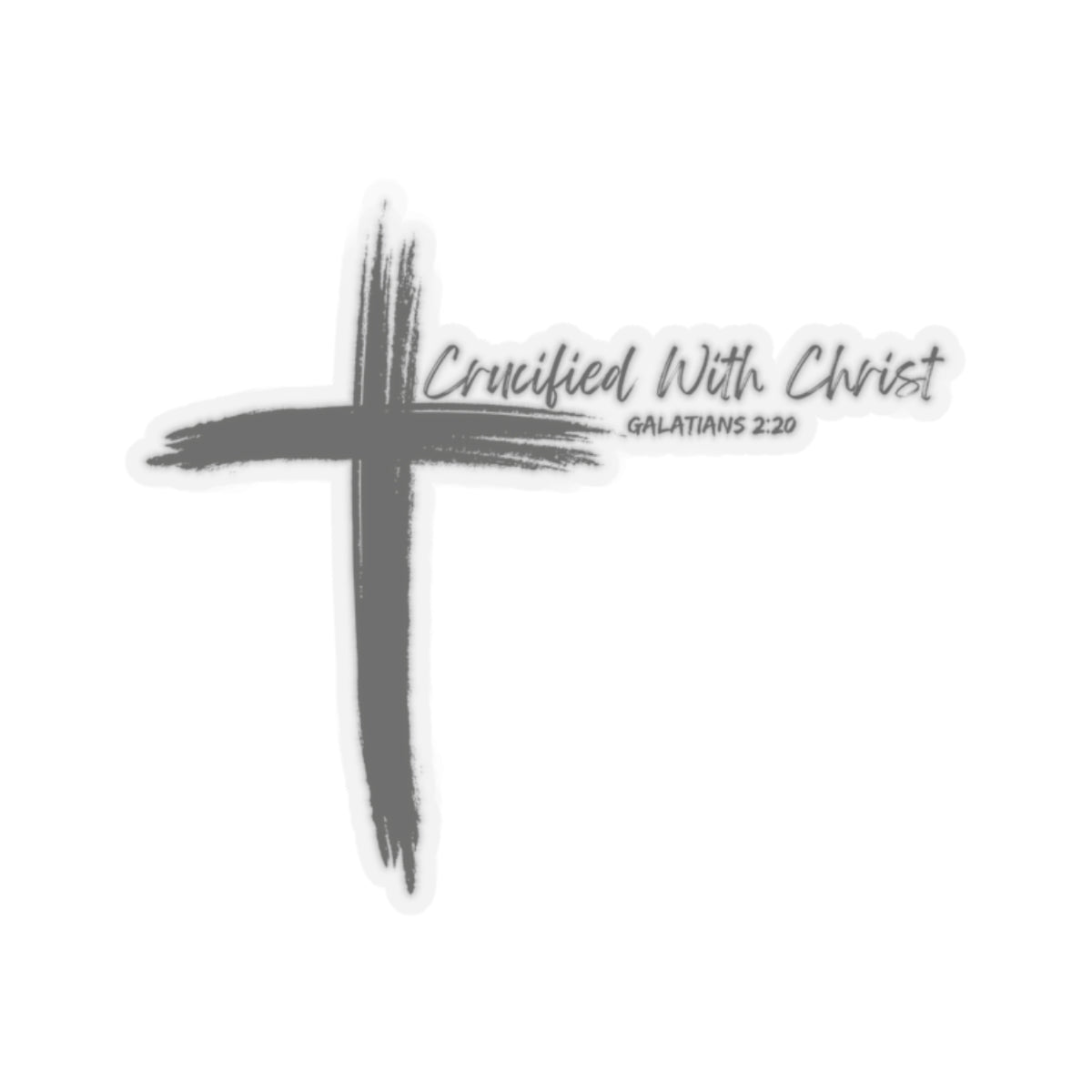 Crucified With Christ Ver.2- Kiss-Cut Stickers