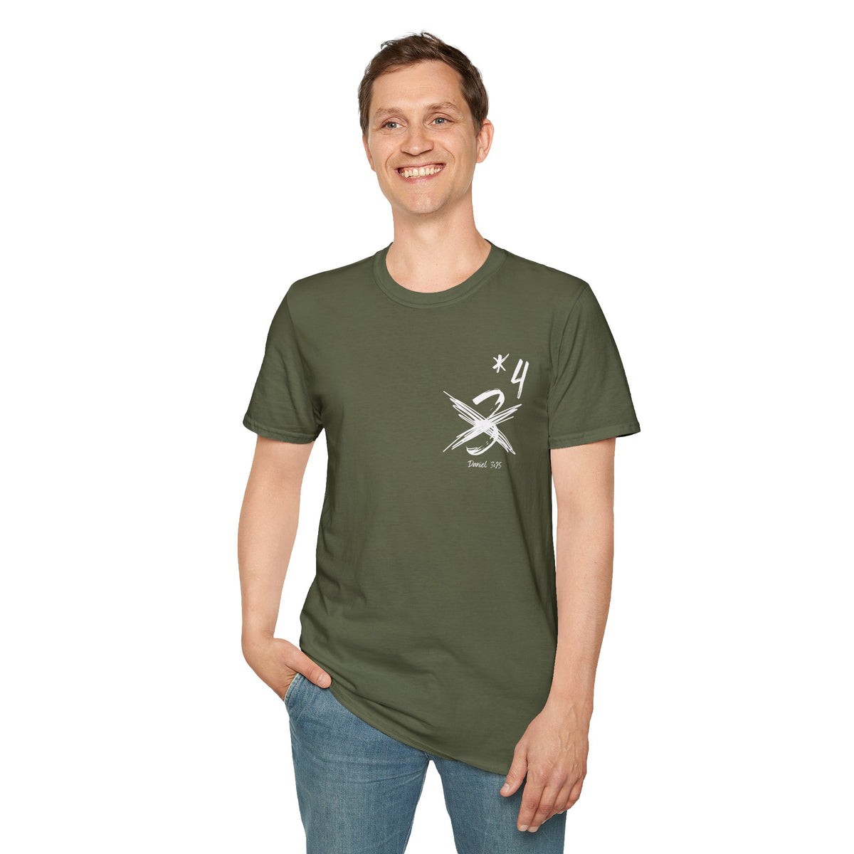 Not Just Three- Unisex Softstyle T-Shirt