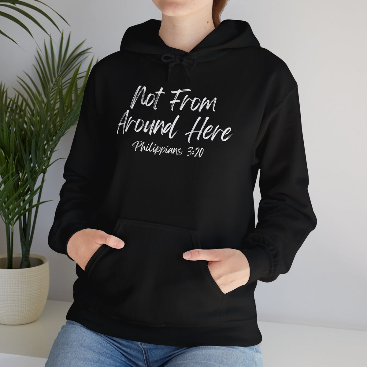 Not From Around Here- Unisex Heavy Blend™ Hooded Sweatshirt