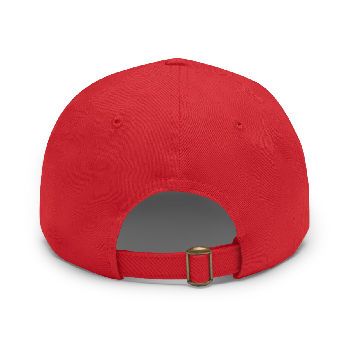 For Christ Alone- Dad Hat with Leather Patch (Rectangle)