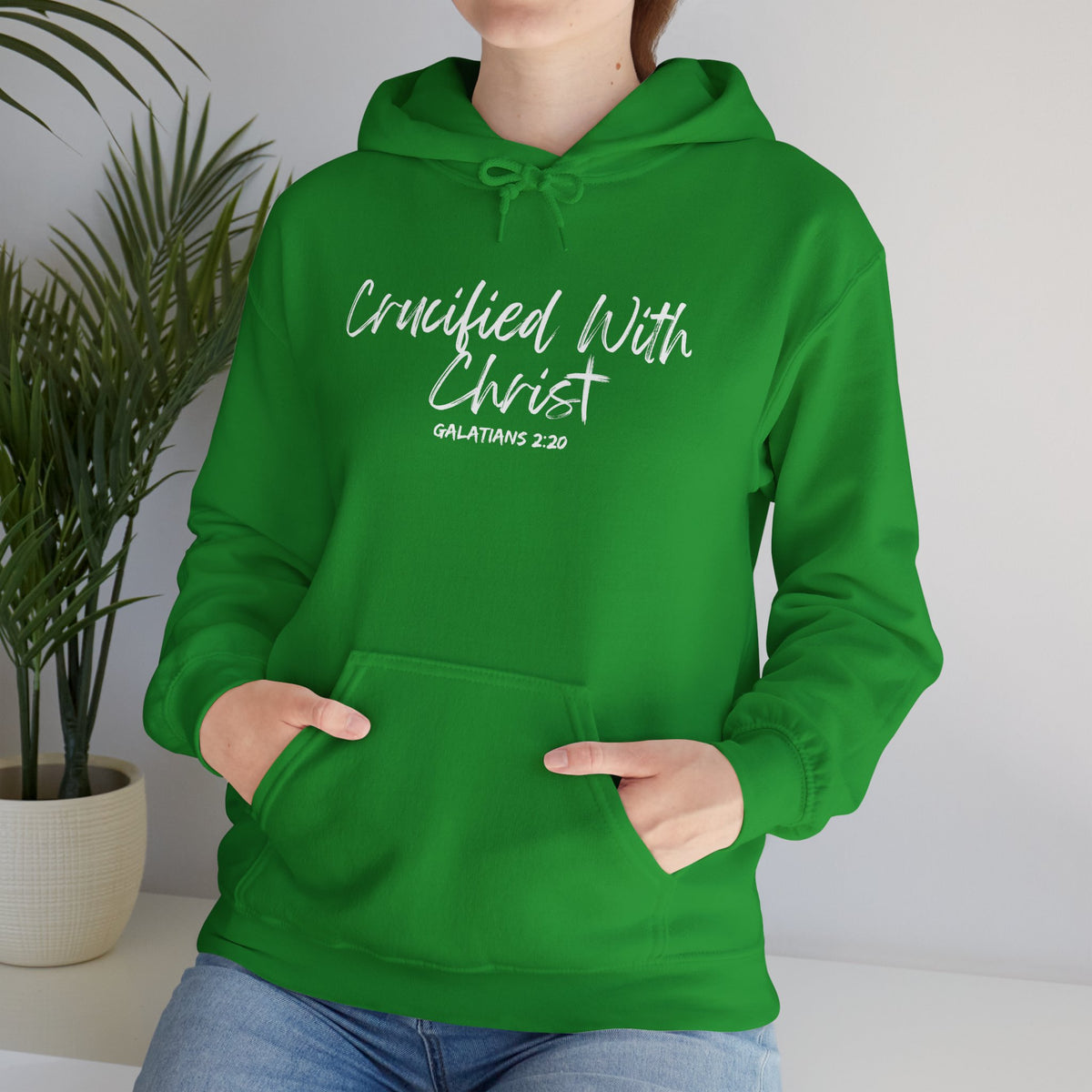 Crucified With Christ- Unisex Heavy Blend™ Hooded Sweatshirt