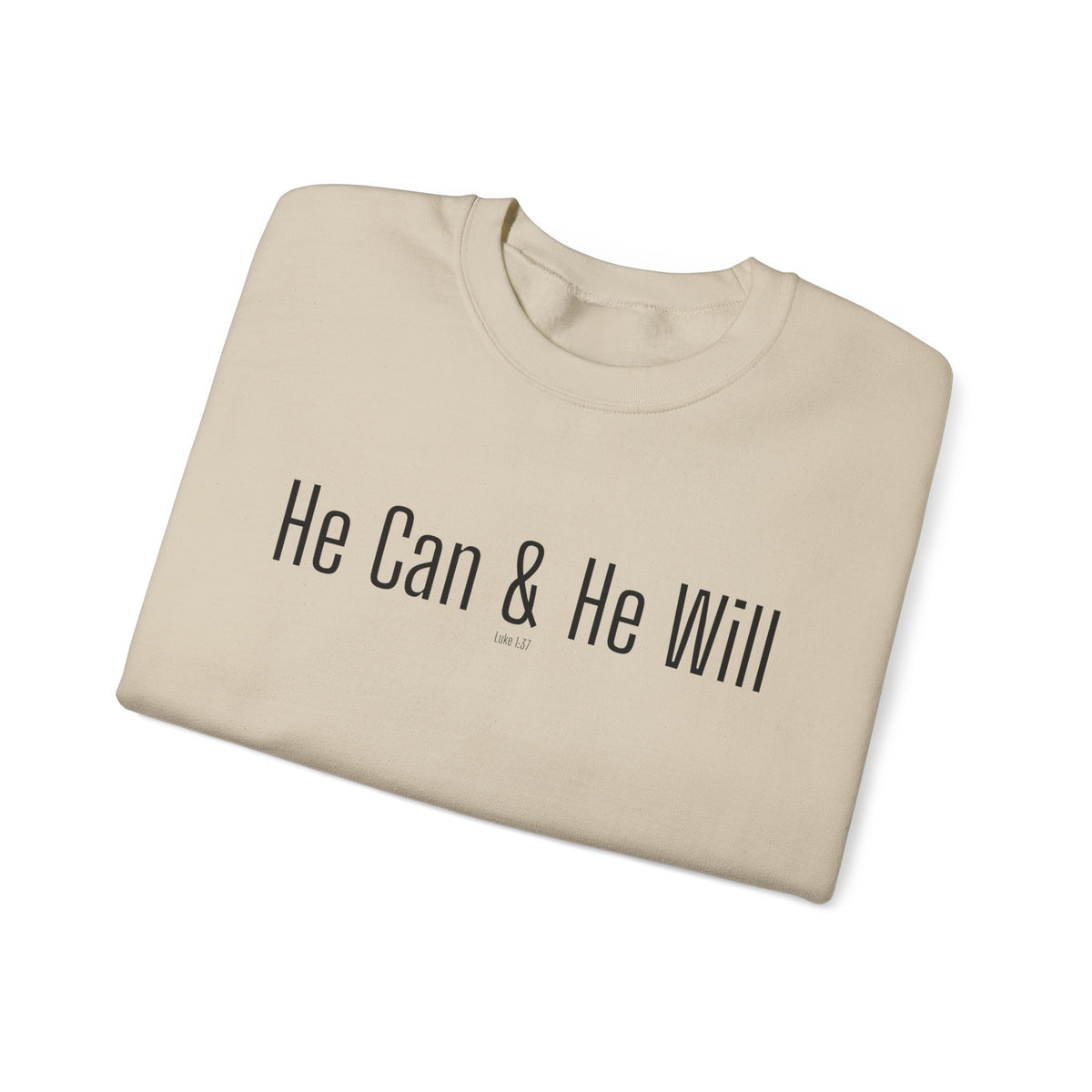He Can & He Will | Men's Heavy Blend™ Crewneck Sweatshirt