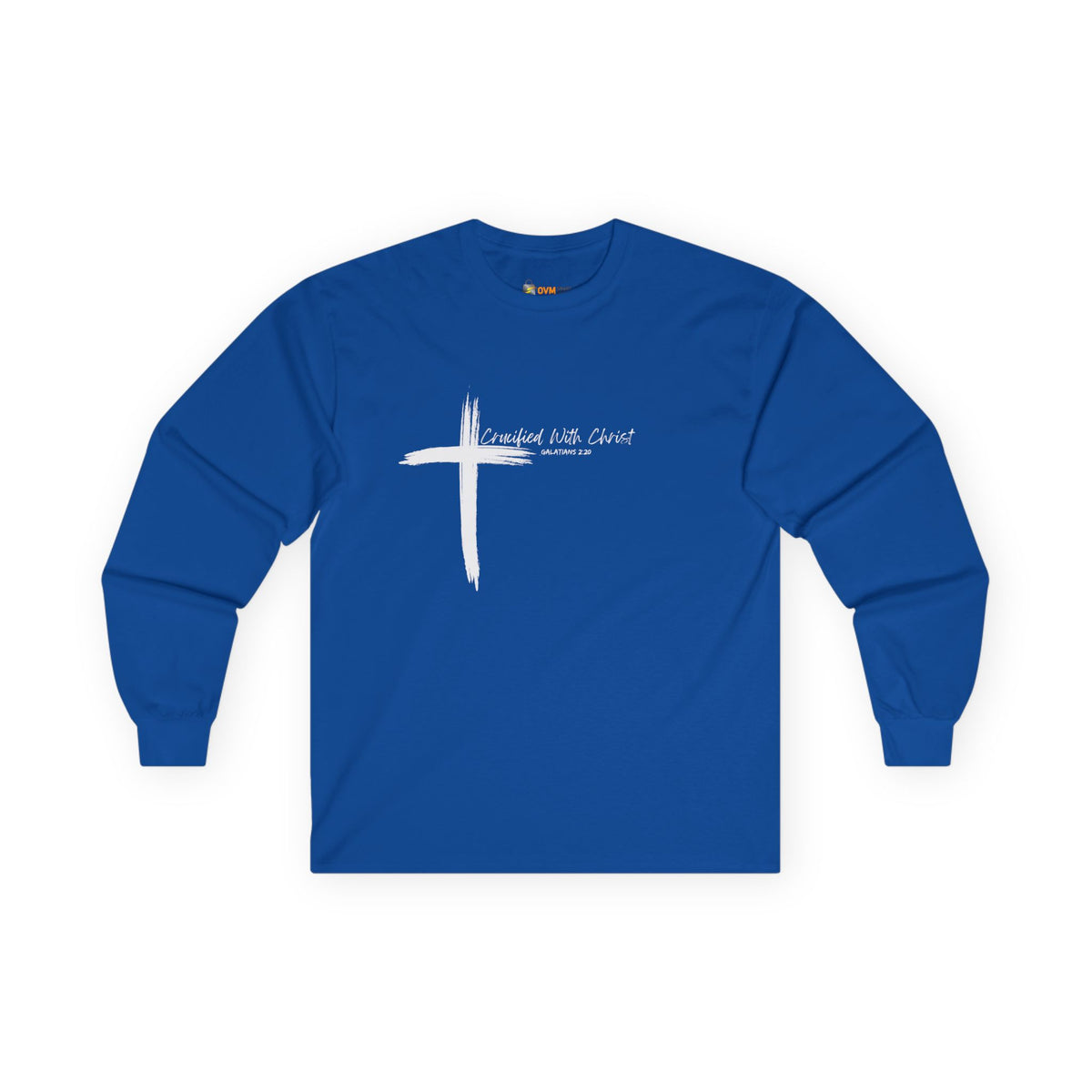 Crucified With Christ Ver.2- Faith-Inspired Unisex Long Sleeve Tee