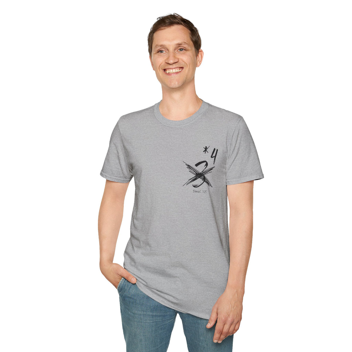 Not Just Three- Unisex Softstyle T-Shirt
