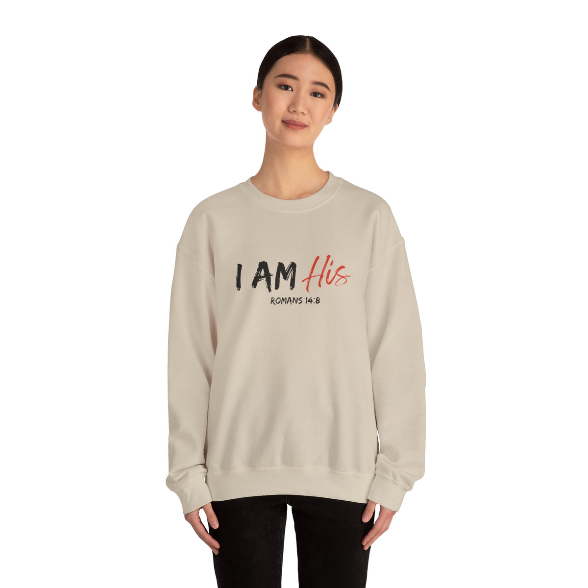 I Am His- Unisex Heavy Blend™ Crewneck Sweatshirt