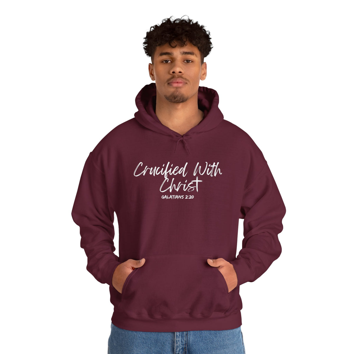 Crucified With Christ- Unisex Heavy Blend™ Hooded Sweatshirt