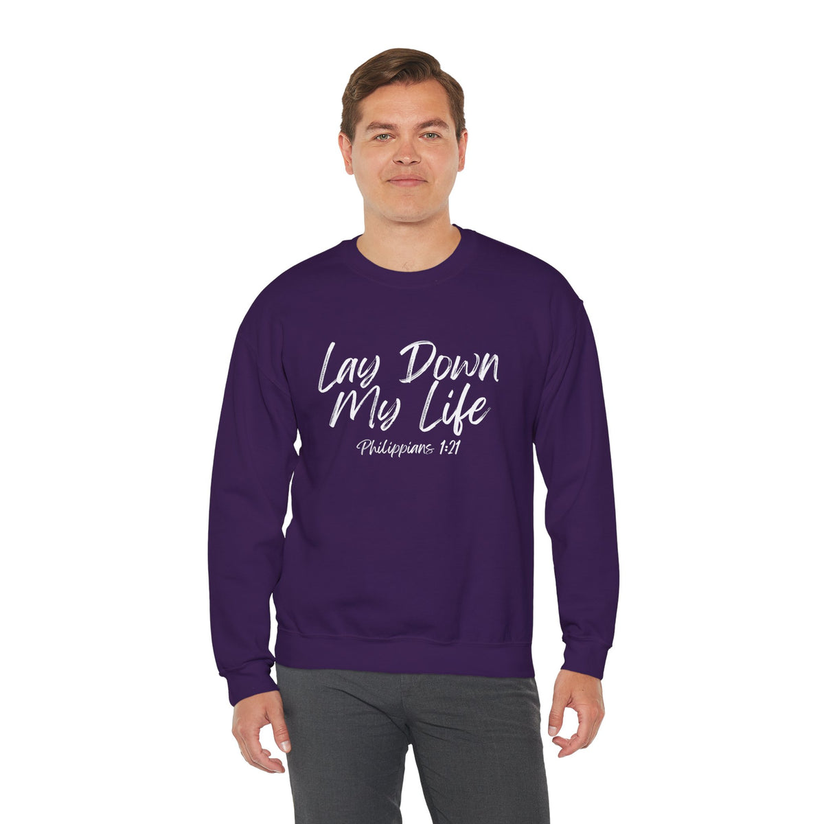Lay Down My Life- Unisex Heavy Blend™ Crewneck Sweatshirt