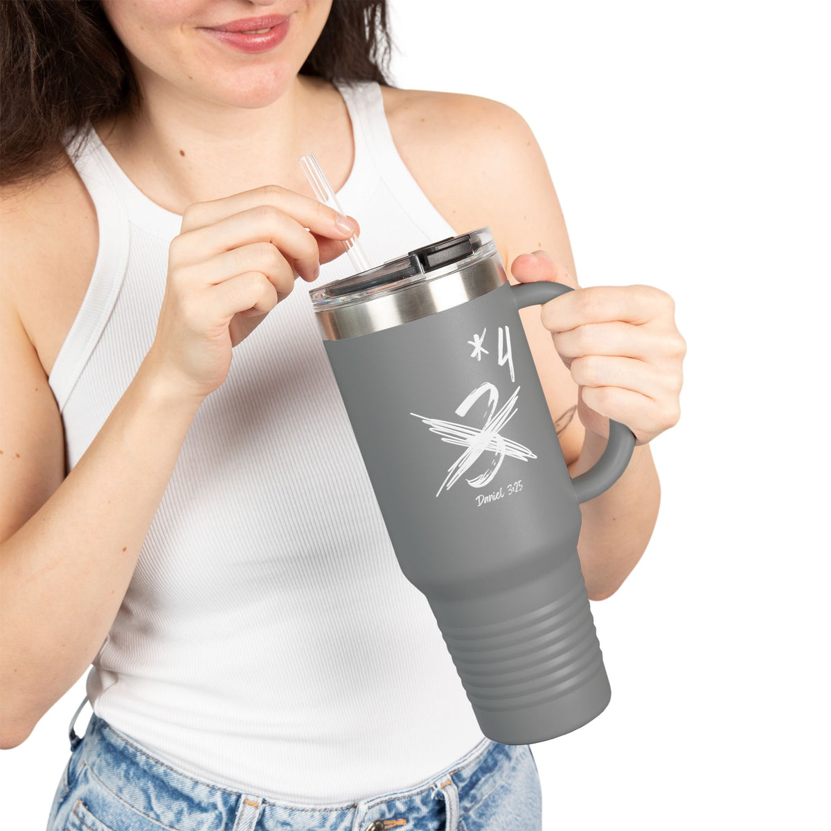 Not Just Three- Insulated Travel Mug, 40oz