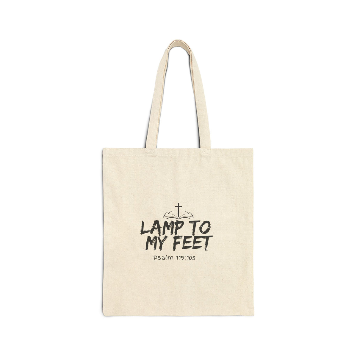 Lamp To My Feet- Cotton Canvas Tote Bag