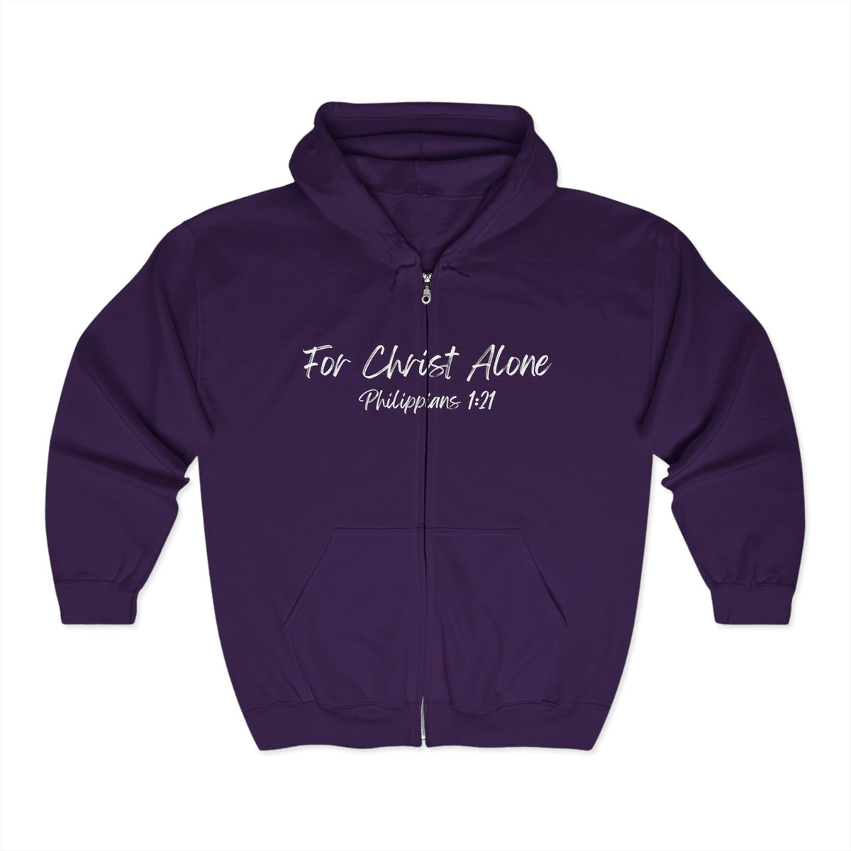 For Christ Alone | Unisex Heavy Blend™ Full Zip Hooded Sweatshirt