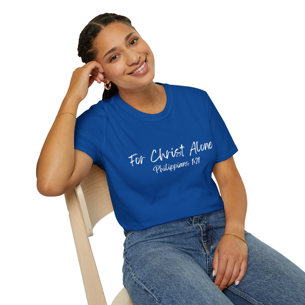 For Christ Alone- Unisex Softstyle T-Shirt